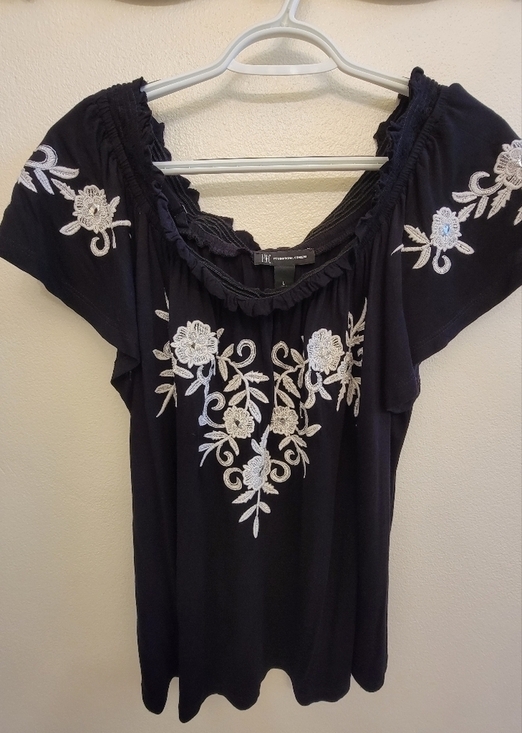 International Concepts (INC) Short Sleeve Top - Picture 3 of 5